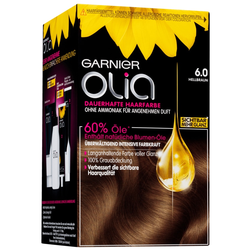 Garnier Olia Dauerhafte Haarfarbe 6.0 Hellbraun